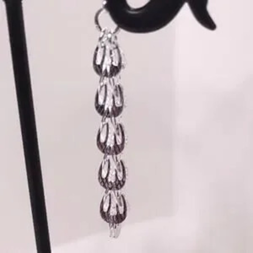 925 Sterling Silver Teardrop Earrings Valentines Birthday Anniversary Gift - NEW